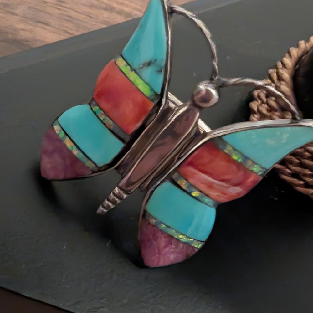 Colorful Butterfly Ring - Picture 2 of 10